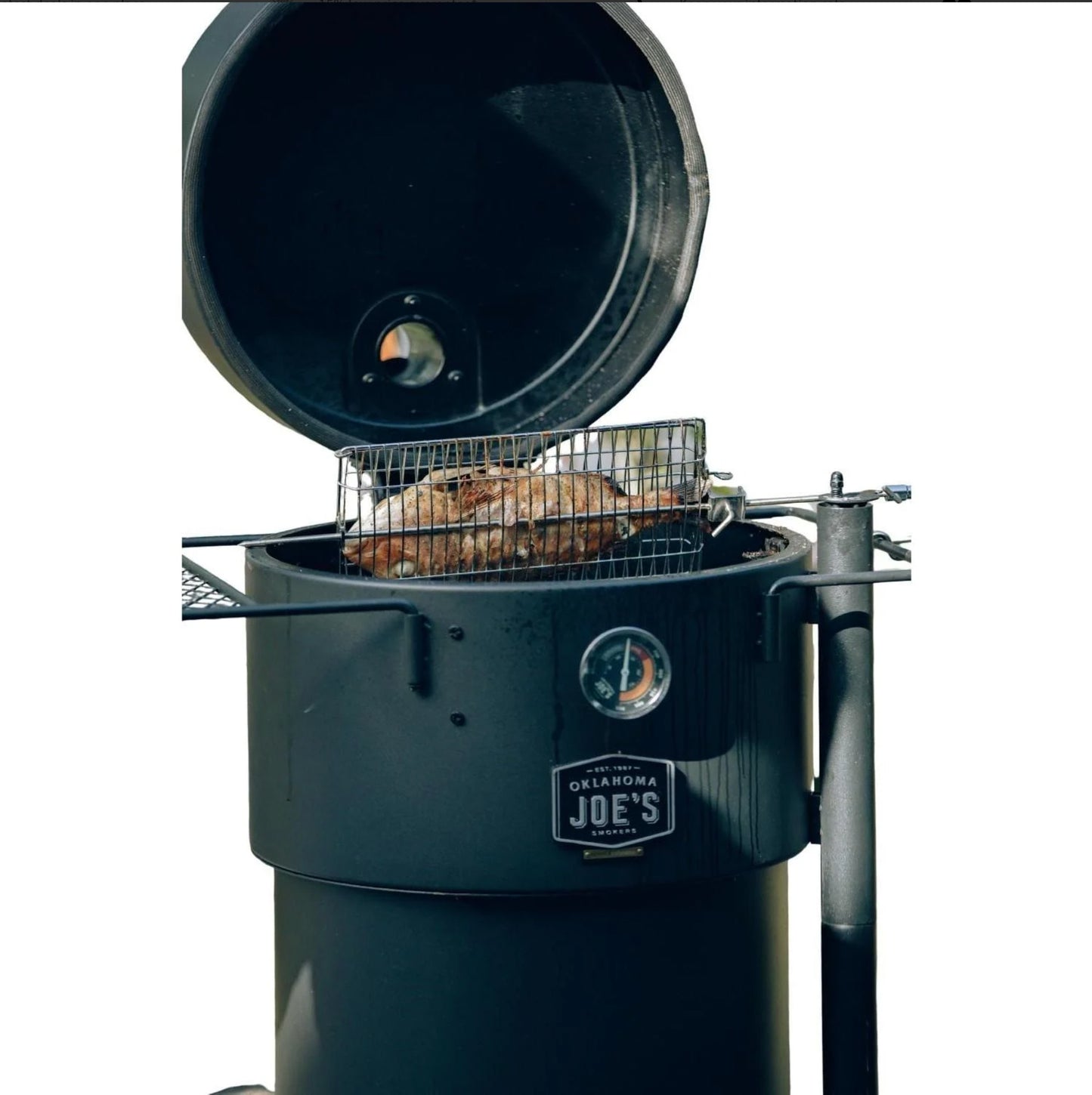 Rotating BBQ Skewer Basket