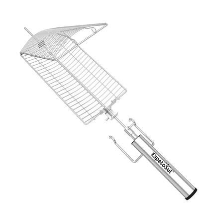 Rotating BBQ Skewer Basket
